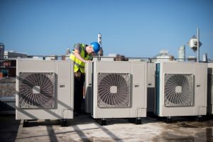 three-rooftop-ac-units-maintenance