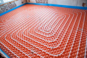 Floor-heating-installation